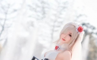 cos：少女前线G36C花嫁cos正片@柳川