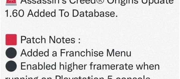 《刺客信条：起源》60帧补丁或延期至6月7日 同步XGP