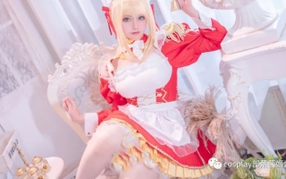 cos：女仆尼禄cos正片@猫狸狸